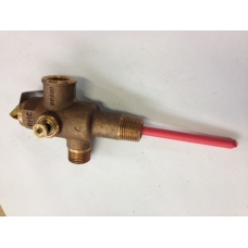Reliance High Pressure and Temperature Relief Valve with 1/2" Extension 15mm 1000kPa with Integrated Oulet - HTT517